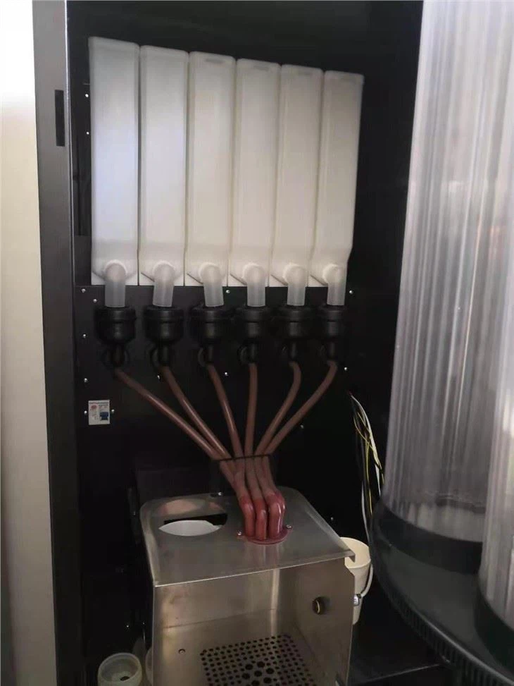 Inside of Nescafe Vending Machine