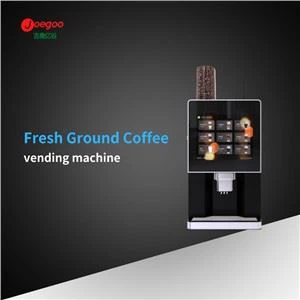 Máquina de café espresso automática de pago con código QR