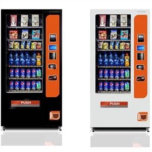 Combo de máquina expendedora de bebidas snacks